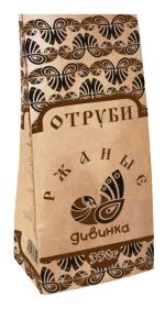 Отруби ржаные диетические, Дивинка, 350 гр., дой-пак