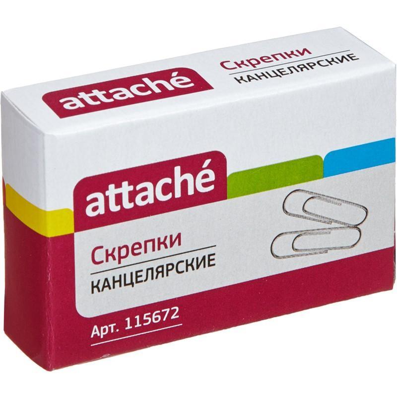 Скрепки 28 мм 100 шт/уп АТТАСНЕ цинк, кругл(Комус):12/144