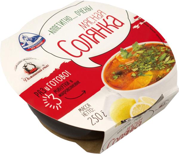Суп Домашний Очаг солянка мясная 250 гр., картон