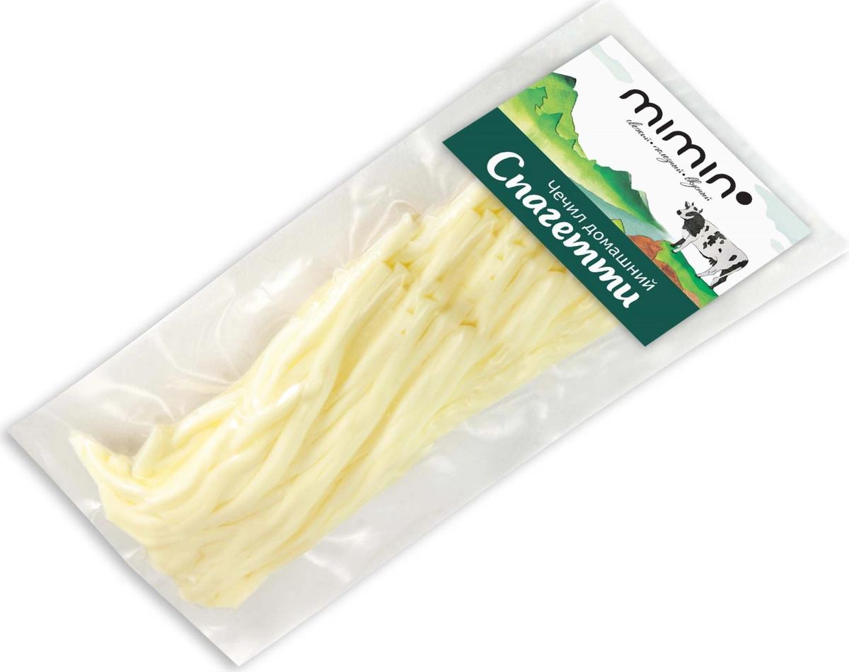 Чечил-Спагетти домашний 40% MIMIN, 70 гр., вакуумная упаковка