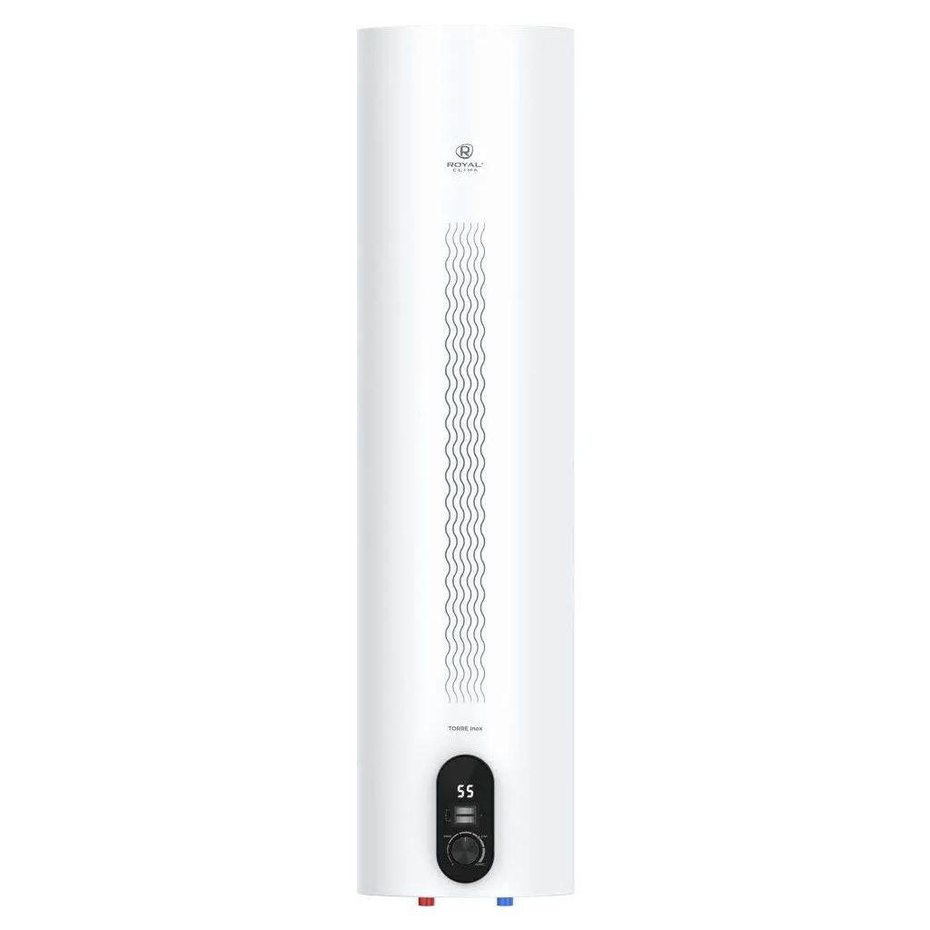 Водонагреватель ROYAL CLIMA Torre Inox RWH-TR30-SS, накопительный, 2кВт, 30л, белый