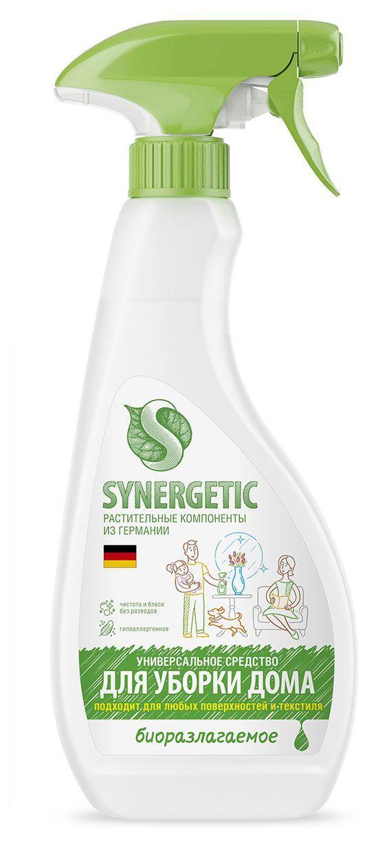 Средство для уборки дома Synergetic, любых поверхностей и текстиля 500 мл., ПЭТ