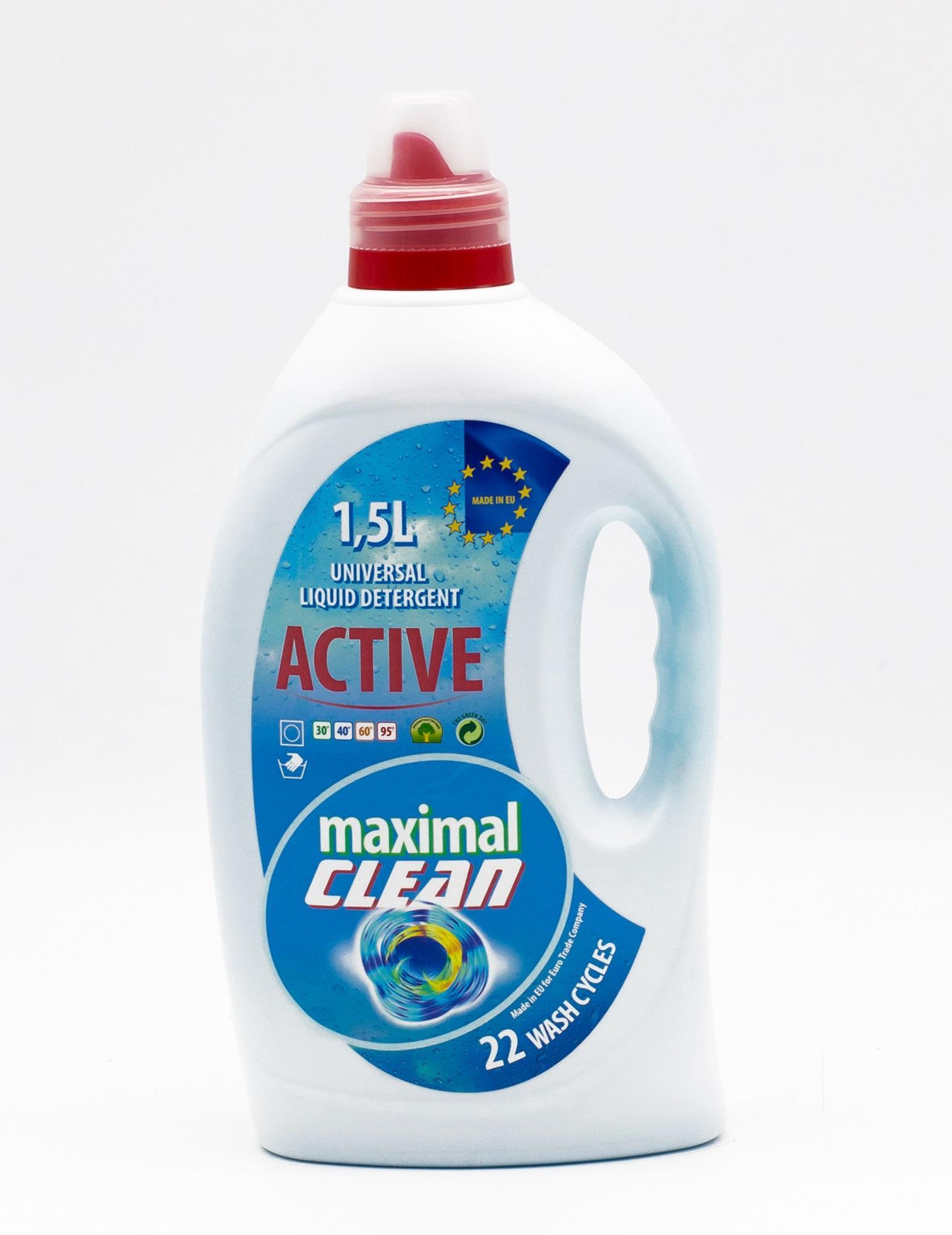 Универсальное моющее средство Maximal Clean для АКТИВ 1,5 л., ПЭТ