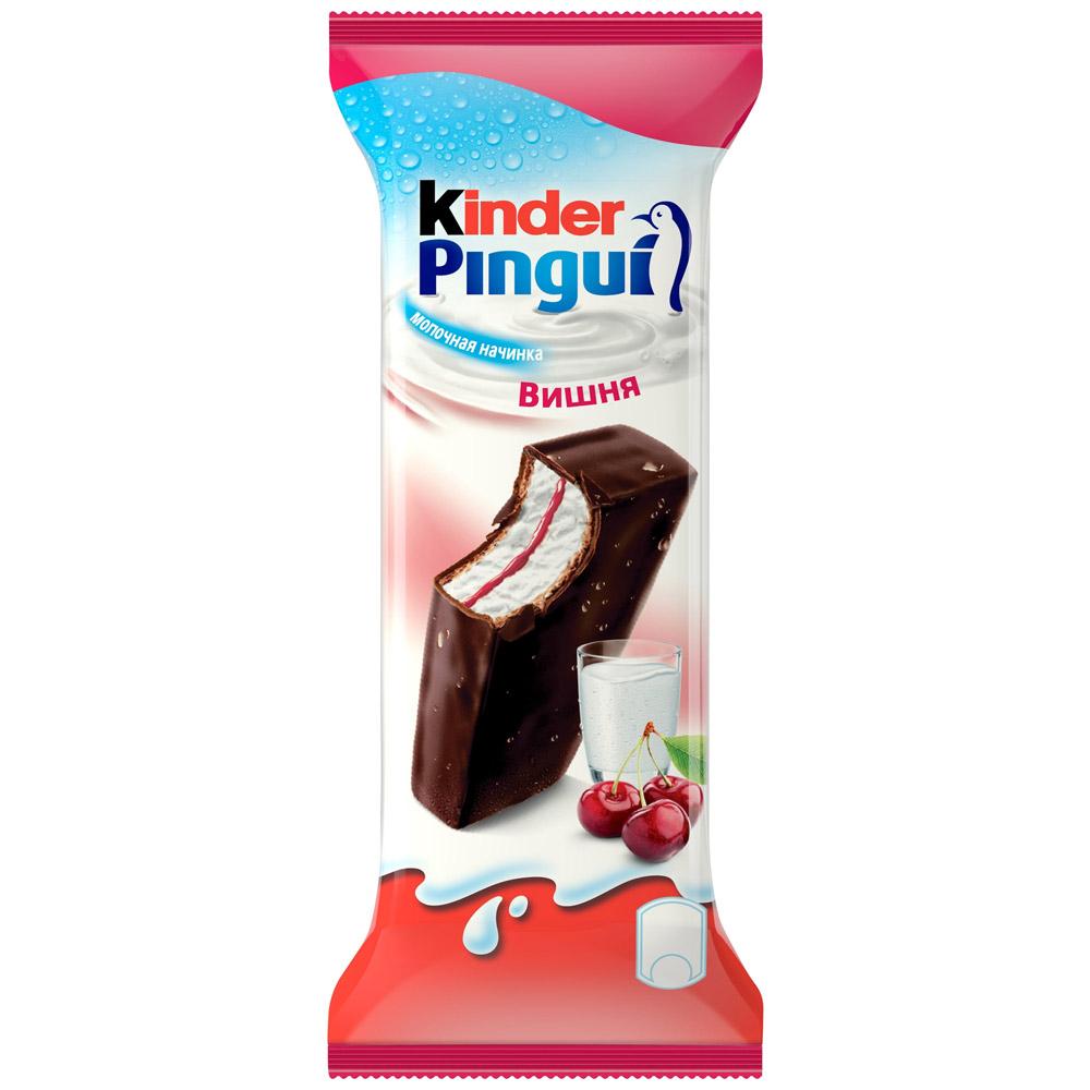 Пирожное Kinder бисквитное Pingui Вишня, 30 гр., флоу-пак