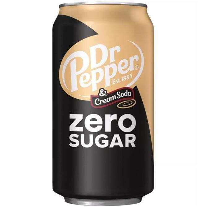 Напиток газированный Dr.Pepper крем сода без сахара 350 мл., ж/б
