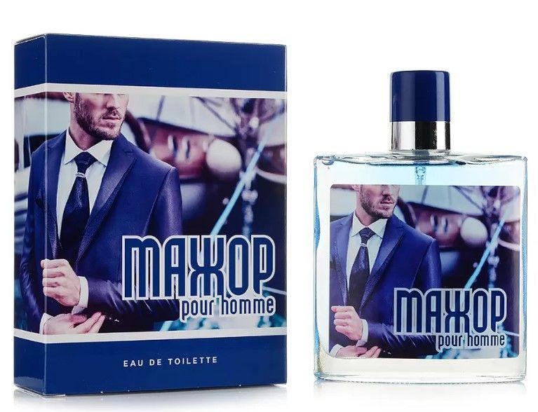 Вода туалетная Парфюмерия XXI века Мажор Pour Homme для мужчин 100 мл., картон