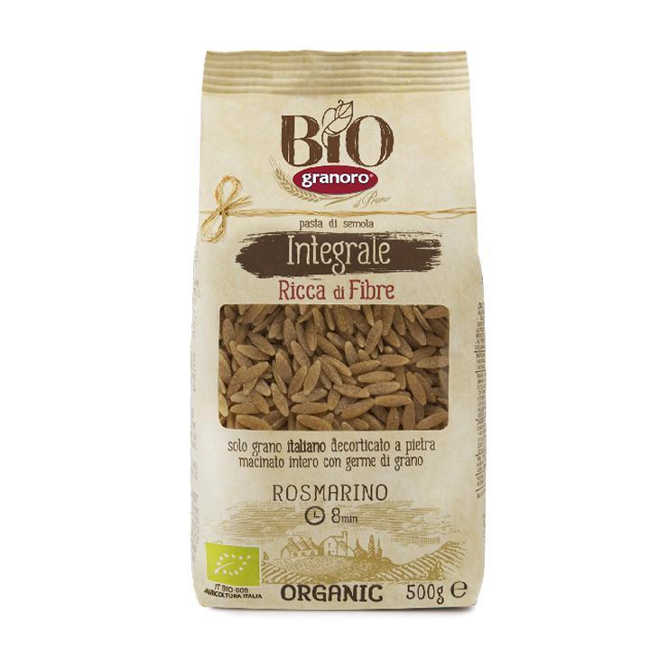 Макароны Granoro Biologica №69 розмарино из твердых сортов пшеницы 500 гр., пакет