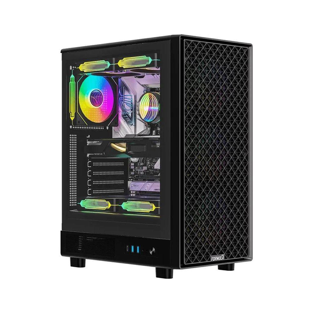 Корпус ATX Formula Mana Dynamic, Midi-Tower, без БП, черный