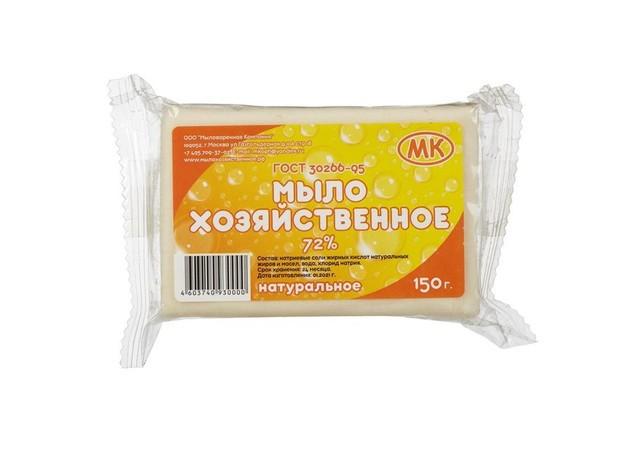 Мыло Мыловаренная Компания хозяйственное 72%, 150 гр., флоу-пак