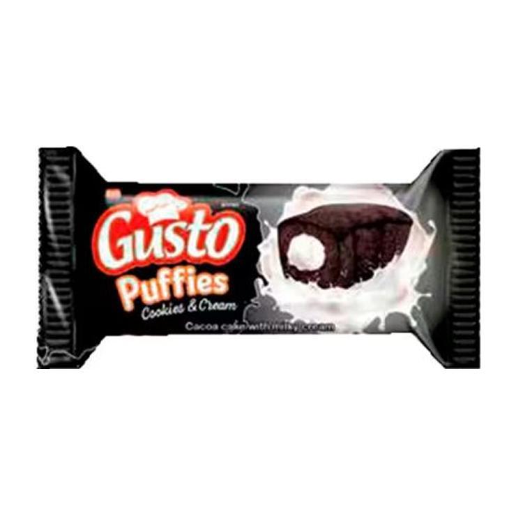 Кекс Gusto слоеный какао торт с молочным кремом 35 гр., флоу-пак