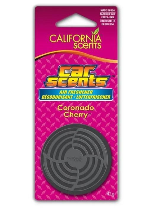 Ароматизатор в автомобиль California Scents вишня коронадо, банка на блистере