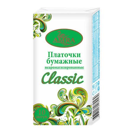 Платочки бумажные, неароматизированные, Amra, 13 гр., пластиковый пакет