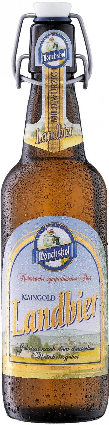 Пиво светлое фильтрованное пастеризованное Landbier Monchshof 5,4% 500 мл., стекло