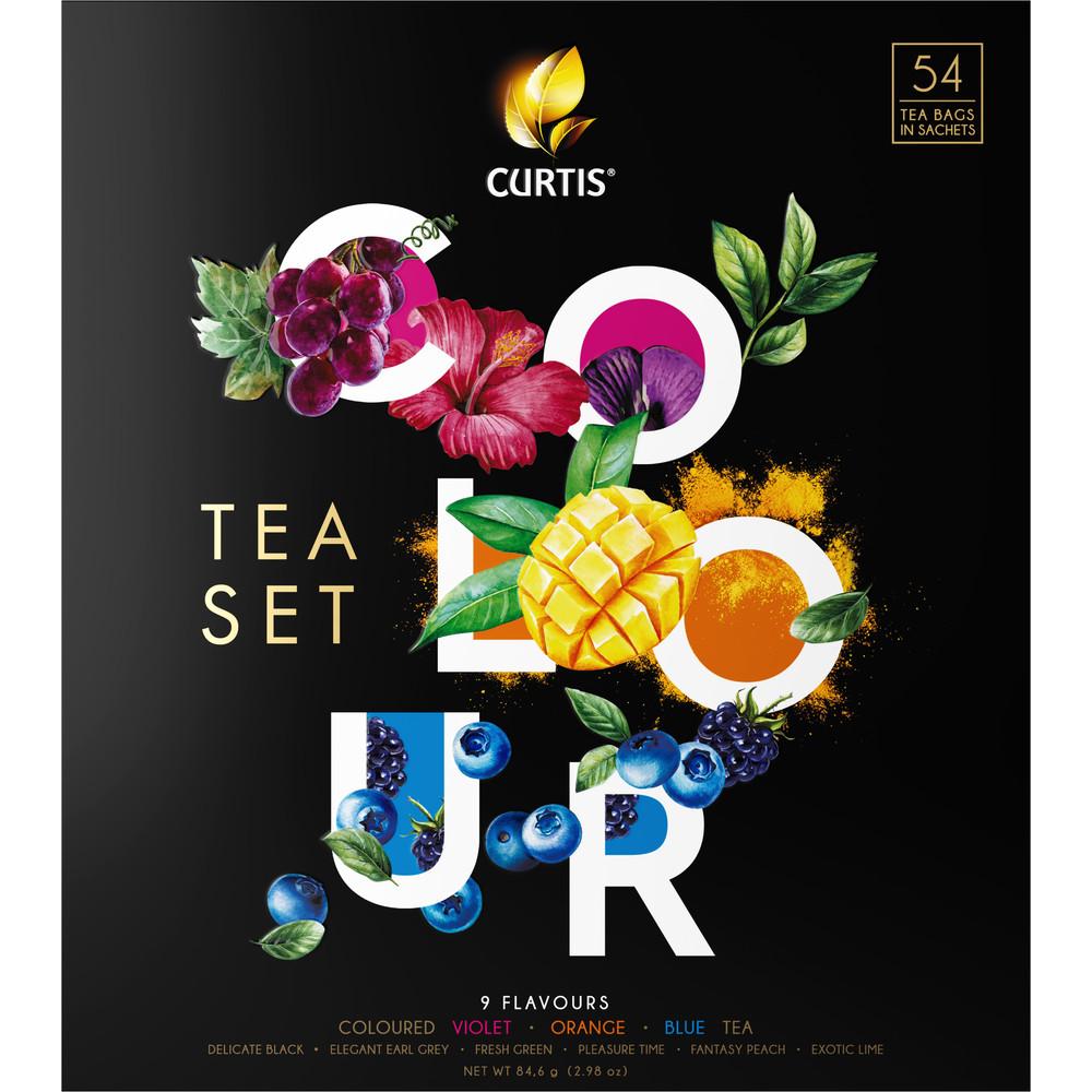 Чай Curtis Ассорти 54 сашета 90 гр., картон