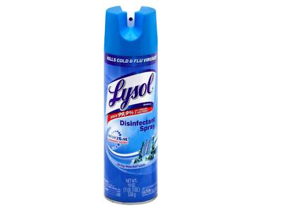 Аэрозоль дезинфицирующий для поверхностей весенняя свежесть Lysol, 400 мл., баллон