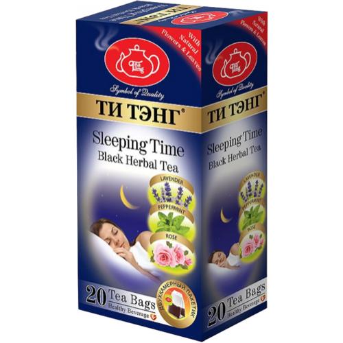 Чай черный Ти тэнг С травами Sleeping Time 20 пакетов