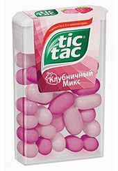 Драже Tic Tac клубника 16 гр., пластик