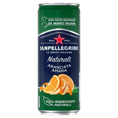 Напиток газированный S. Pellegrino горький апельсин 330 мл., ж/б