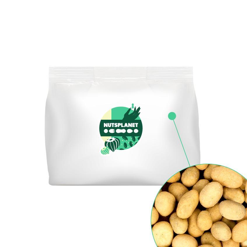 Арахис Nutsplanet в хрустящей корочке со вкусом сметаны с луком, 500 гр., флоу-пак