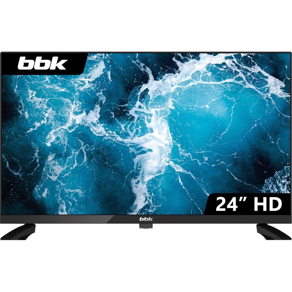 Телефизор 24дюймов BBK 24LEM-1062/T2C (B) HD, черный