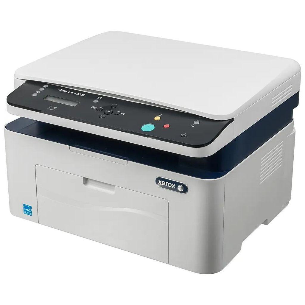 МФУ лазерное Xerox WorkCentre 3025 черно-белая печать, A4, белый [3025v_bi]