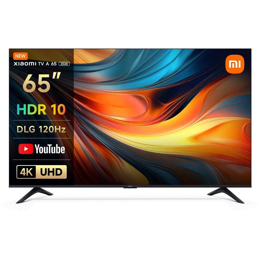 65" Телевизор Xiaomi TV A 65 2026 4K Ultra HD, СМАРТ ТВ, Android TV, черный
