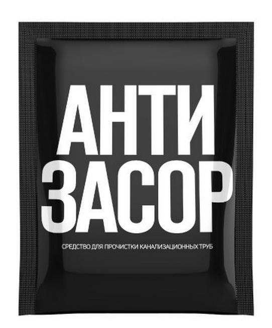 Средство для прочистки труб Золушка антизасор для сильных засоров, 90 гр., саше