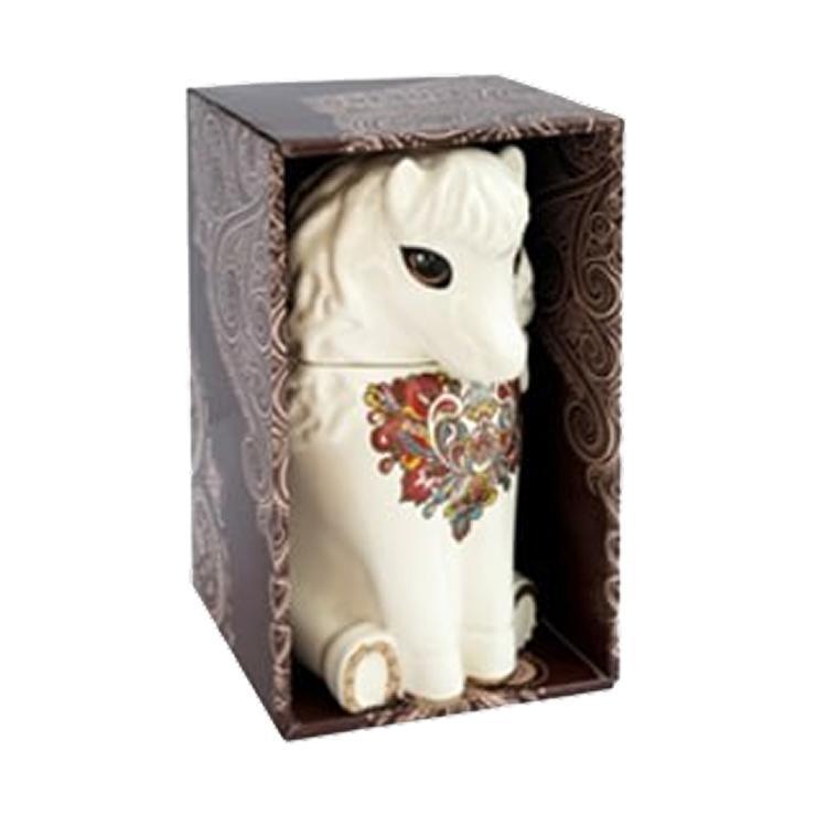 Кофе Get&Joy Лошадь символ года молотый в керамической кофейнице 100 гр., картон