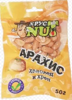 Арахис ХрустNUT хрустящий холодец и хрен 50 гр., вакуум