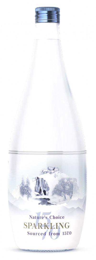 Вода газированная 1570 Nature's Choice Sparkling минеральная 500 мл., стекло