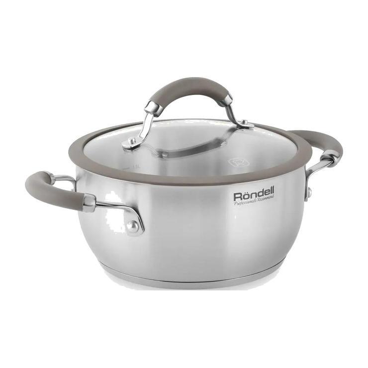 Кастрюля Rondell Balance RDS-754, нержавеющая сталь, с крышкой 2,8 л., картон