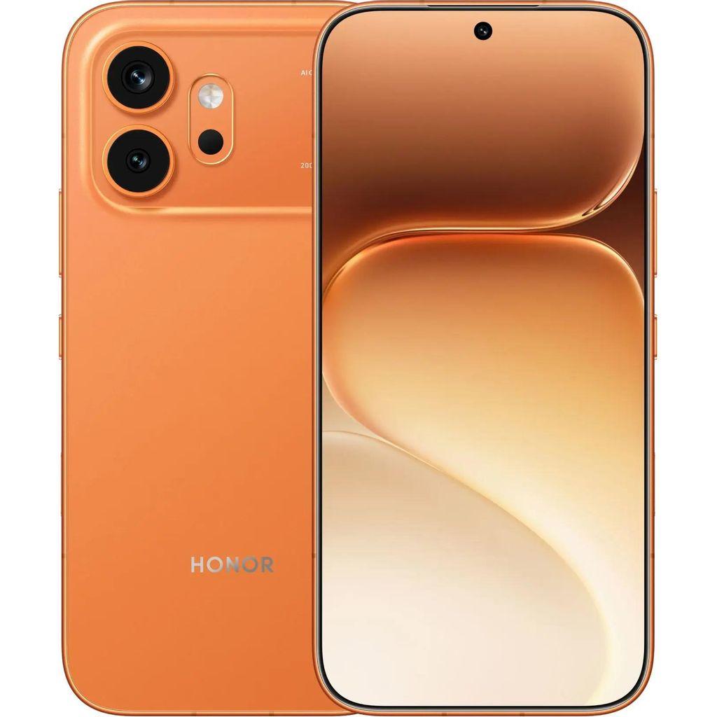 Смартфон 6.57 дюйма Honor 600 12/256Gb, NFC, AMOLED, 120Гц, 7000мAч, оранжевый