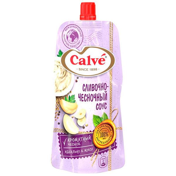 Соус Calve сливочно-чесночный, 230 гр., дой-пак