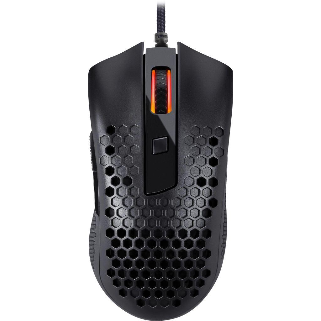 Мышь проводная Redragon Storm Basic, игровая, оптическая, USB, 12400dpi, черный [71122]