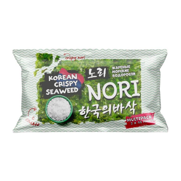 Водоросли морские Master Kan Nori - Salt Snack 4 гр., флоу-пак