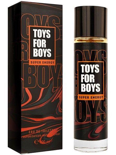 Вода туалетная Парфюмерия XXI века Toys For Boys Super Energy для мужчин 100 мл., картон