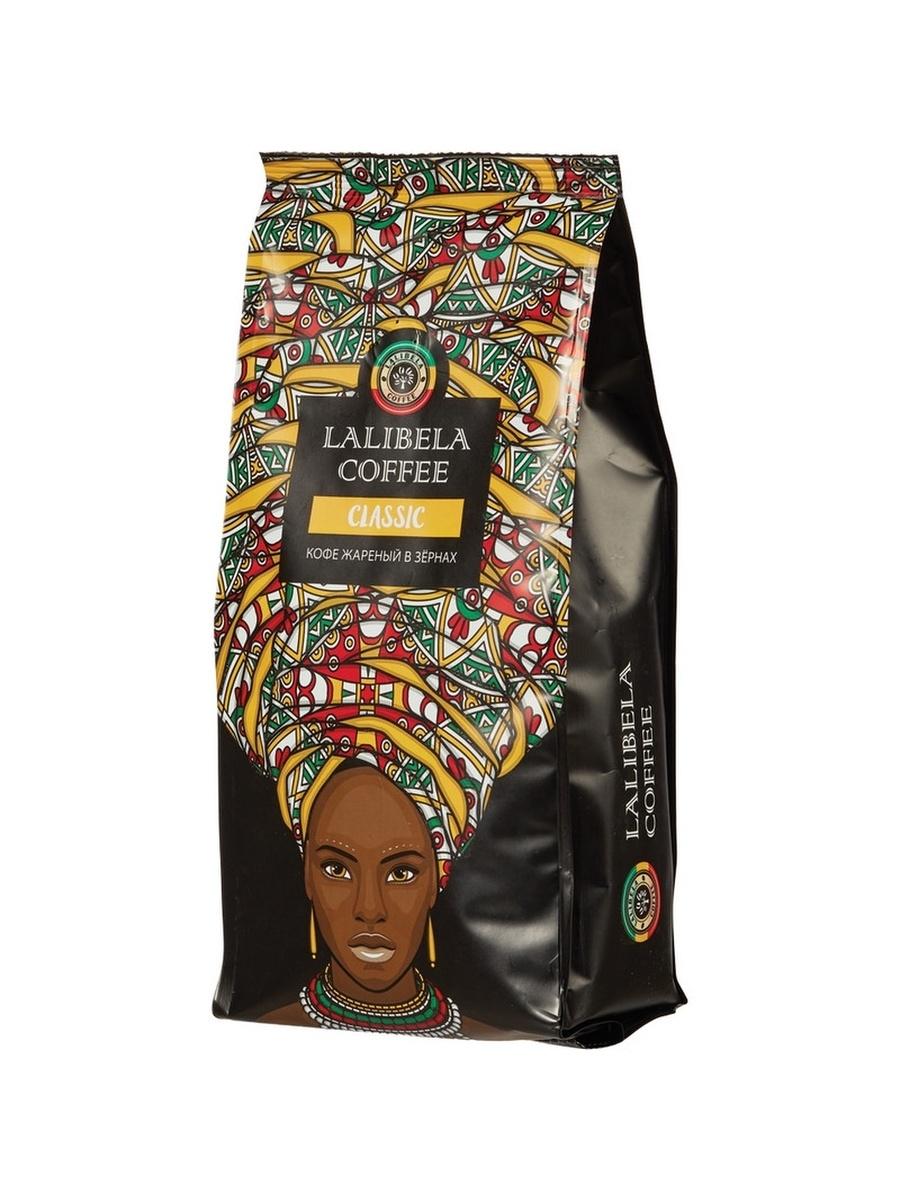 Кофе Lalibela Coffee жареный в зернах, 250 гр., флоу-пак