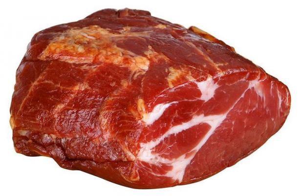 Шейка свиная сырокопчёная 225 гр., вакуум