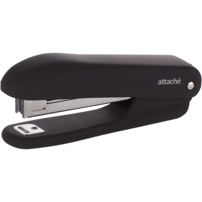 Степлер Attache Comfort до 12 лист., soft touch покрыт, черный,№10 1 шт.