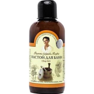 Настой для бани Рецепты Бабушки Агафьи Сбор№ 3 сосна почки можжевельника анис 250 мл., ПЭТ