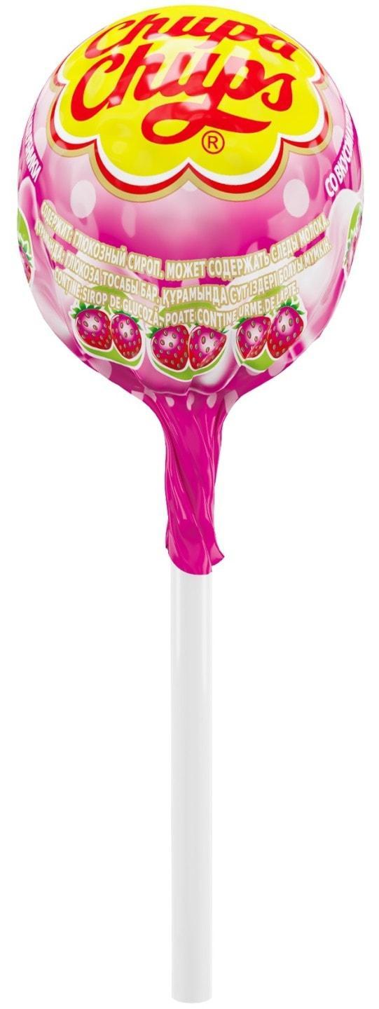 Карамель на палочке Chupa Chups Fruit-Tella 17 гр., обертка