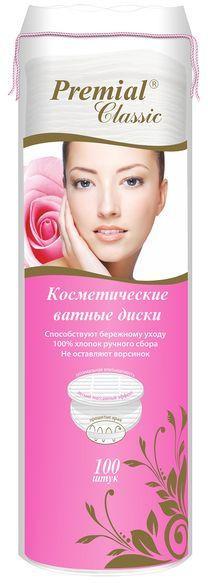 Ватные диски косметические, Premial Classic, 150 гр., ПЭТ