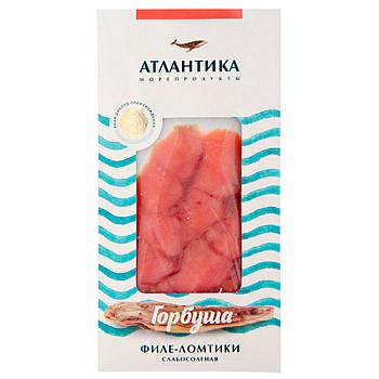 Горбуша Рыбная Миля филе ломтики с/с 110 гр., вакуум