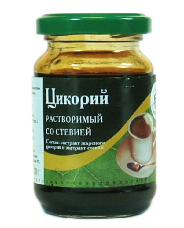 Цикорий Еремеевское растворимый со стевией 200 гр., стекло