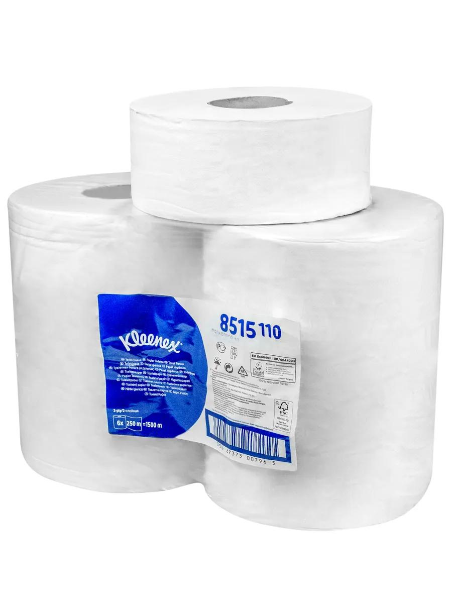Бумага Kimberly-Clark туалетная 2-слоя 250 м., в рулоне Н94хD235 мм., белая