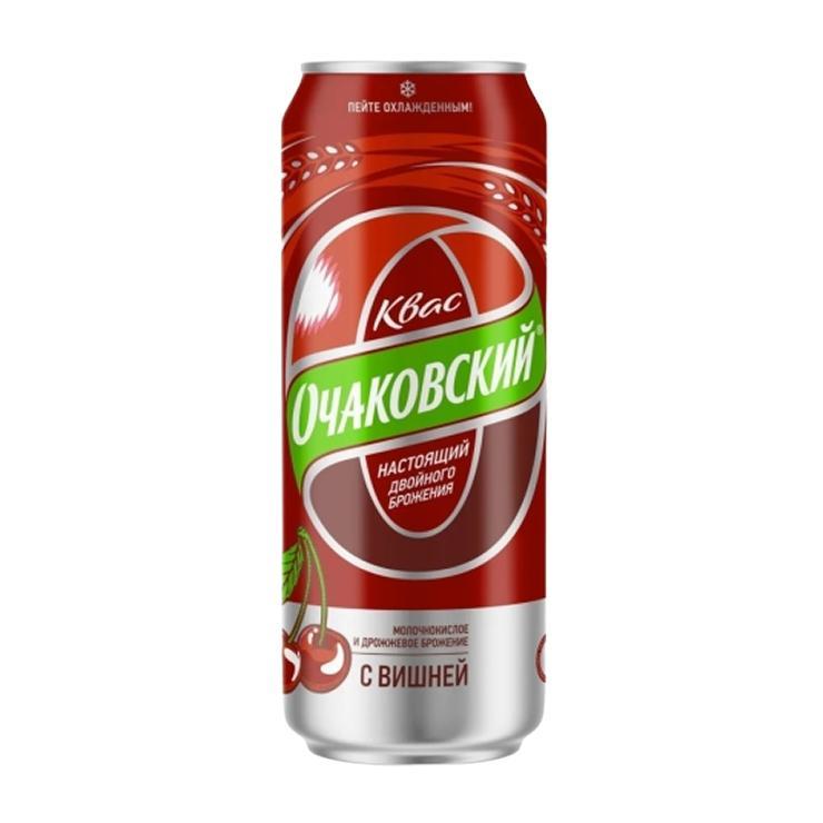 Квас Очаковский с вишней 450 мл., ж/б