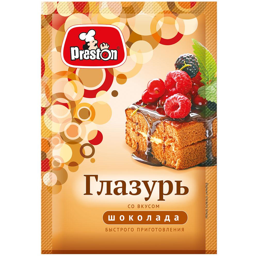 Глазурь Preston шоколадная 50 гр., саше