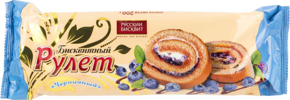 Рулет Русский Бисквит черника