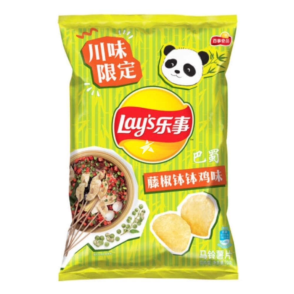 Чипсы Lay's национальное острое блюдо из провинции Сычуань 70 гр., флоу-пак