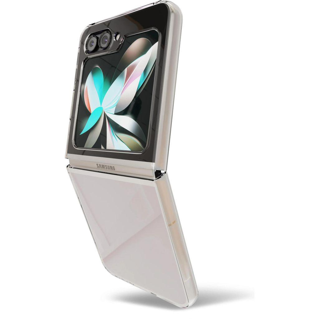 Чехол (клип-кейс) VLP Crystal case, для Samsung Galaxy Z Flip5, противоударный, прозрачный [1052019]